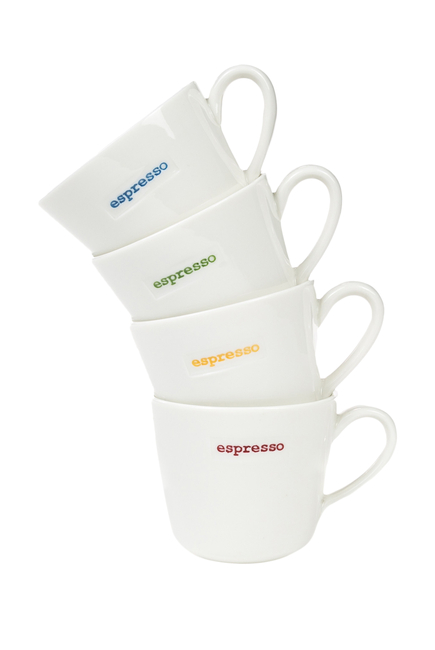 Espresso Mugs, Set of 4